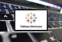 Tableau Shortcuts