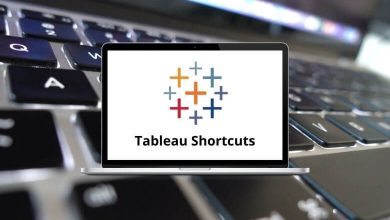 Tableau Shortcuts