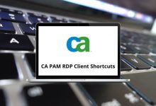 CA PAM RDP Client Shortcuts