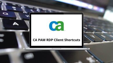 CA PAM RDP Client Shortcuts