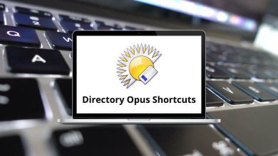 Directory Opus Shortcuts