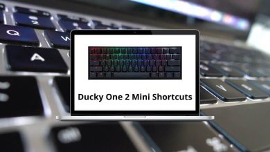 Ducky One 2 Mini Shortcuts