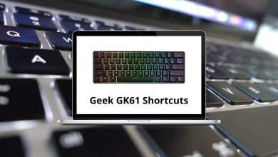 Geek GK61 Shortcuts