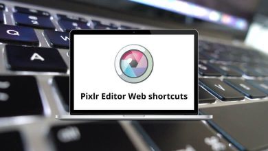 Pixlr Editor Web shortcuts