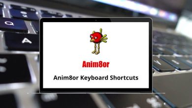 Anim8or Keyboard Shortcuts