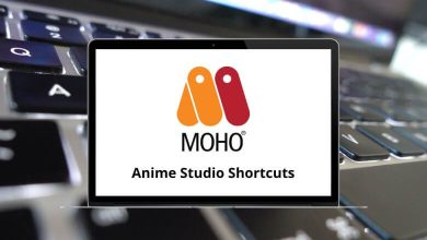 Anime Studio Shortcuts Windows & Mac