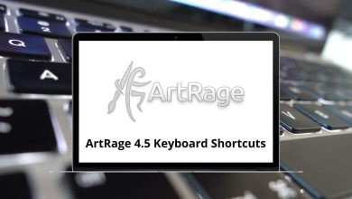 ArtRage 4.5 Keyboard Shortcuts