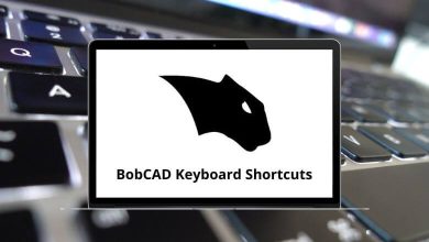 BobCAD CAM Keyboard Shortcuts