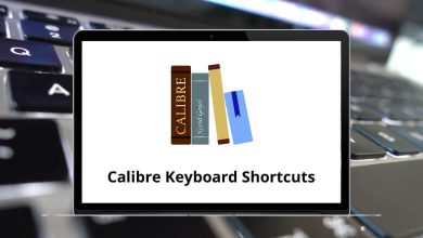 Calibre Keyboard Shortcuts