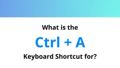 Ctrl a Shortcuts used for