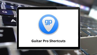 Guitar Pro Keyboard Shortcuts
