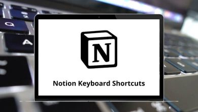 Notion Keyboard Shortcuts