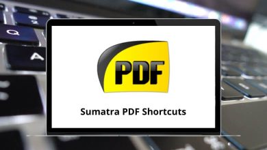 Sumatra PDF Shortcuts