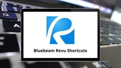 Bluebeam Revu Shortcuts