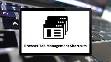 Browser Tab Management Shortcuts
