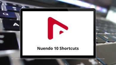 Nuendo 10 Shortcuts