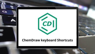 ChemDraw keyboard Shortcuts