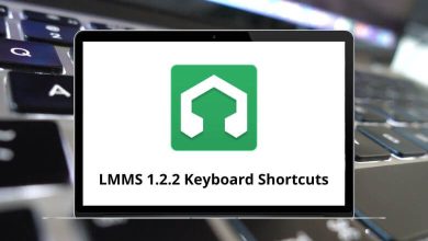 LMMS 1.2.2 Keyboard Shortcuts