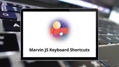 Marvin JS Keyboard Shortcuts