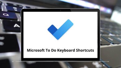 Microsoft To Do Keyboard Shortcuts