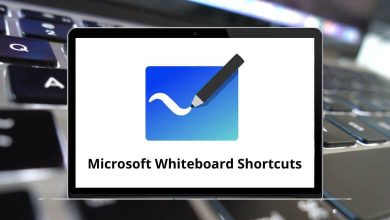 Microsoft Whiteboard Shortcuts