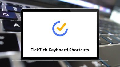 TickTick Keyboard Shortcuts