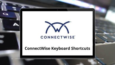 ConnectWise Keyboard Shortcuts