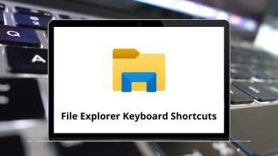 File Explorer Keyboard Shortcuts