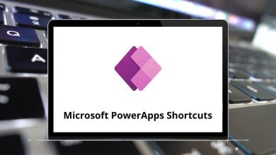 Microsoft PowerApps Keyboard Shortcuts