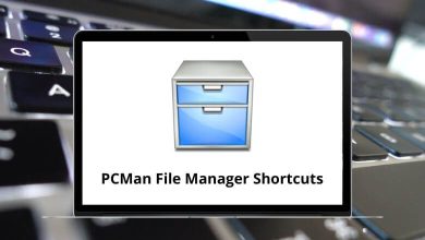 PCMan File Manager Shortcuts