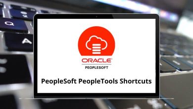 PeopleSoft PeopleTools Shortcuts