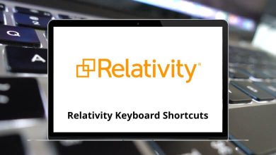 Relativity Keyboard Shortcuts