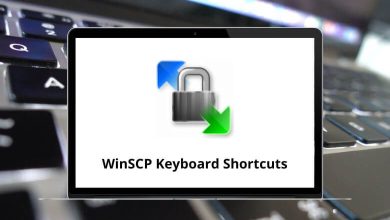 WinSCP Keyboard Shortcuts