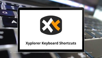 Xyplorer Keyboard Shortcuts