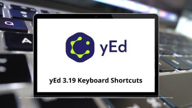 yEd Keyboard Shortcuts