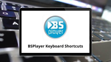 BSPlayer Keyboard Shortcuts