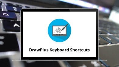 DrawPlus Keyboard Shortcuts