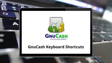 GnuCash Keyboard Shortcuts