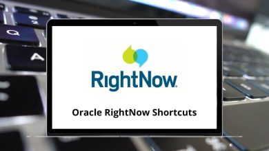 Oracle RightNow Keyboard Shortcuts