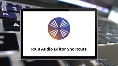 RX 8 Audio Editor Keyboard Shortcuts