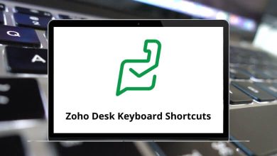 Zoho Desk Keyboard Shortcuts