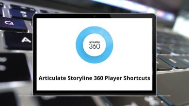 Articulate Storyline 360 Player Shortcuts