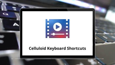 Celluloid Keyboard Shortcuts