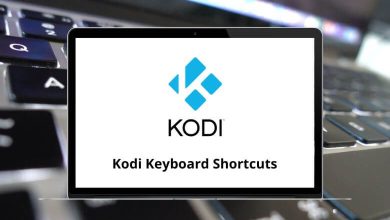 Kodi Keyboard Shortcuts
