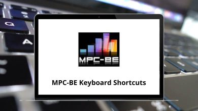 MPC-BE Keyboard Shortcuts