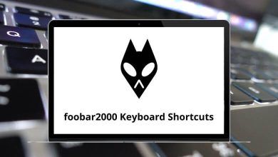 foobar2000 Keyboard Shortcuts