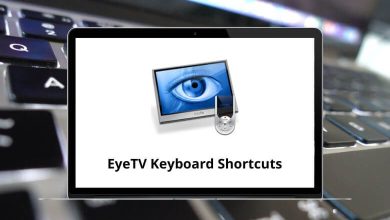 EyeTV Keyboard Shortcuts