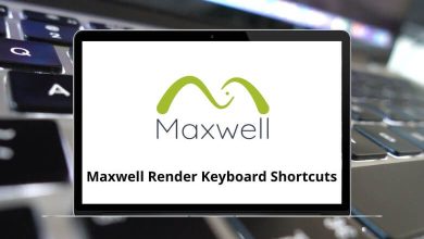 Maxwell Render Keyboard Shortcuts