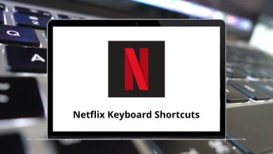 Netflix Keyboard Shortcuts