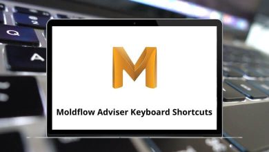 Moldflow Adviser Keyboard Shortcuts